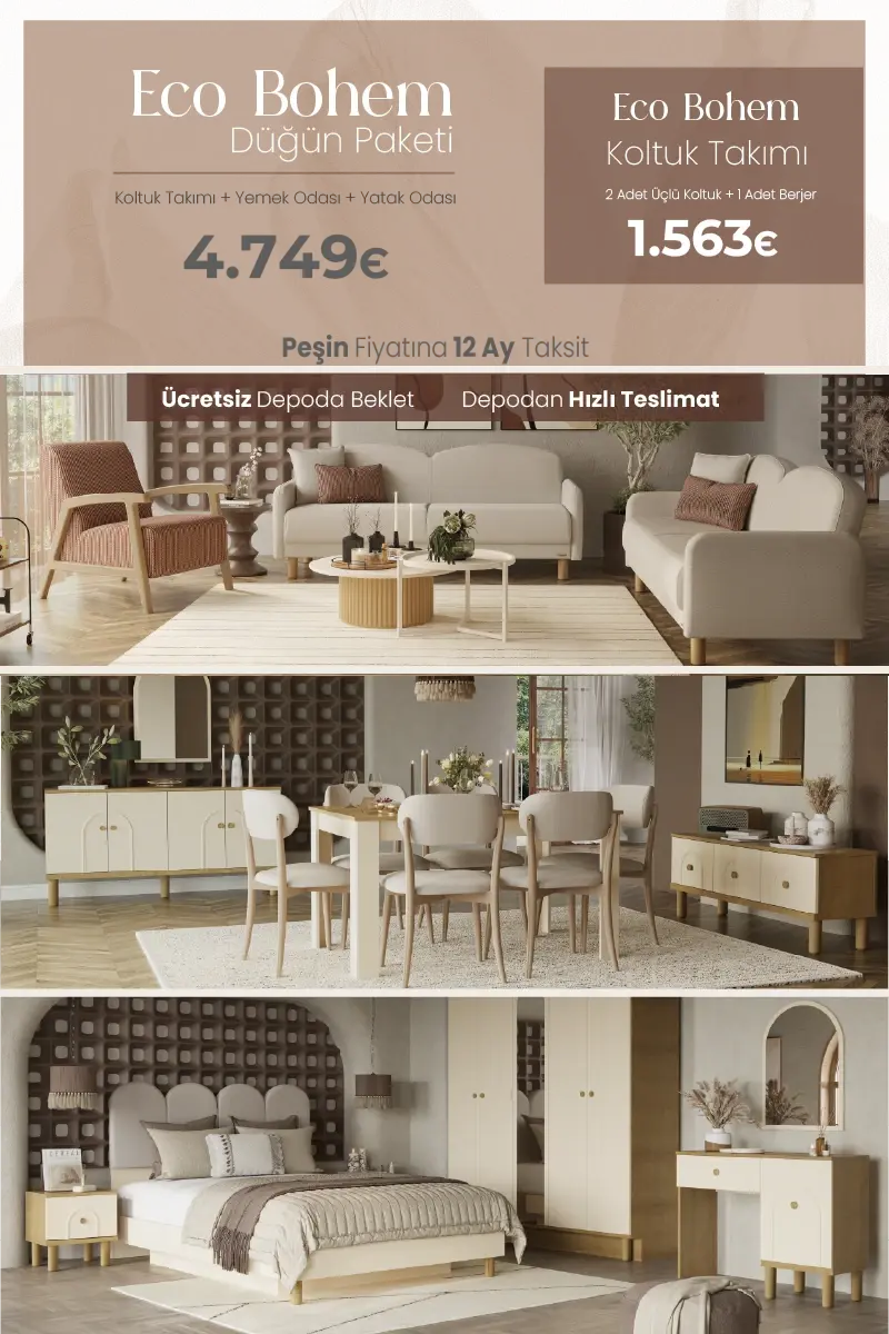 Eco Bohem Düğün Paketi