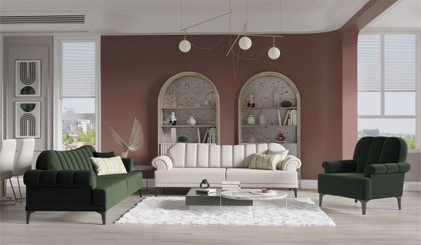 Dolce Midi Koltuk Takımı Yeşil