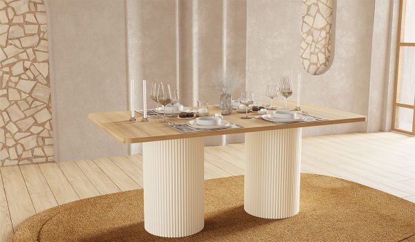 Bohem Plus Masa + 6 Adet Sandalye Takımı - Aytaşı