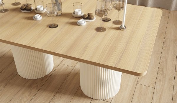 Bohem Plus Masa + 6 Adet Sandalye Takımı - Aytaşı
