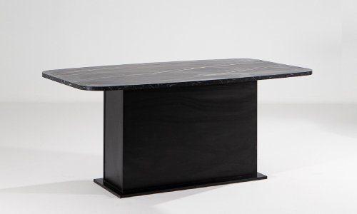 Etna Masa Sonata Siyah Mermer & Lidya Ceviz