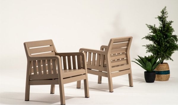 Lara Tekli Koltuk - Çok Renkli Beyaz