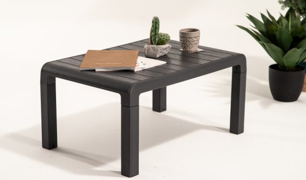 Lara Bahçe Balkon Sehpa - Çok Renkli Beyaz