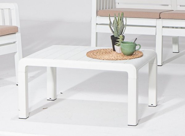 Lara Bahçe Balkon Sehpa - Çok Renkli Beyaz