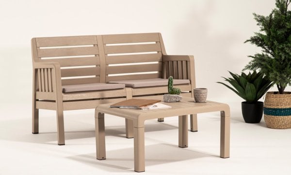 Lara İkili Koltuk - Çok Renkli Cappucino