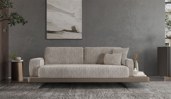 Hermes Üçlü Kanepe - Sehpalı
