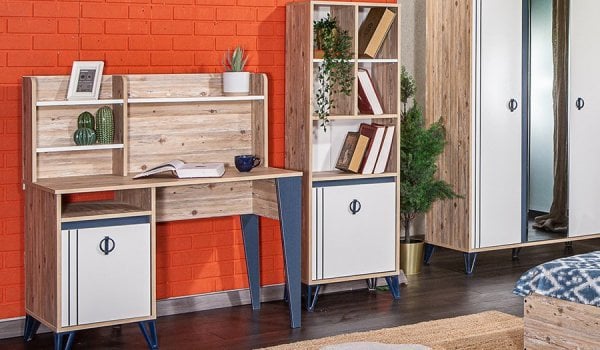 Rüya Genç Odası Takımı Kitaplık