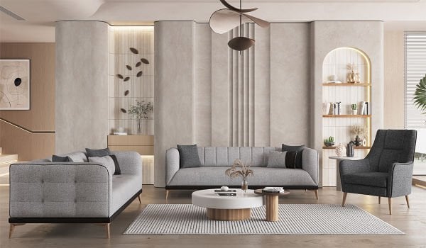 Bohem Midi Koltuk Takımı Gri