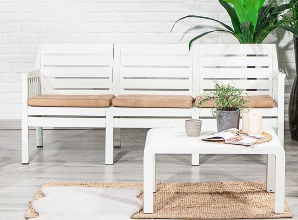 Lara Üçlü Koltuk Minderli Antrasit