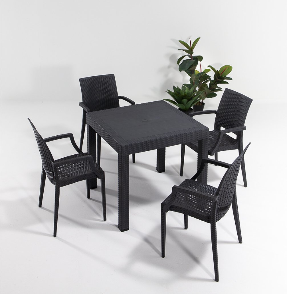 Rattan Masa Seti Lüks