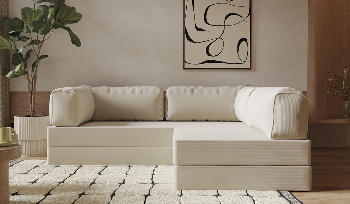 Legoom Köşe Takımı Krem