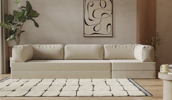 Legoom Köşe Takımı Krem