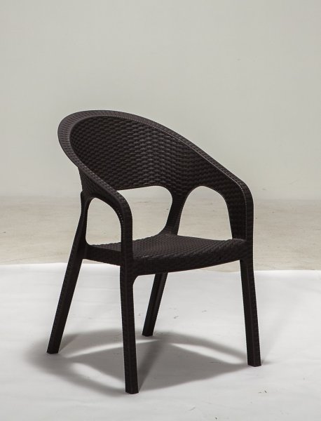 Garden Rattan Sandalye Antrasit