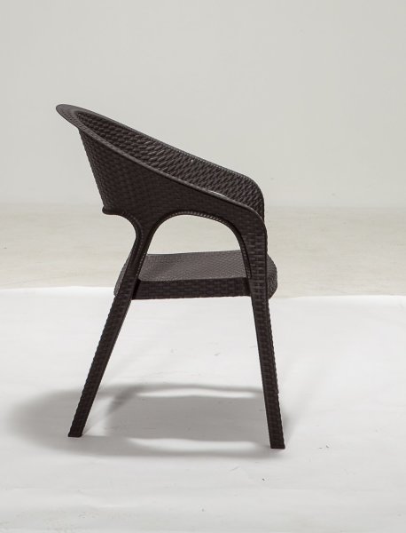 Garden Rattan Sandalye Kahve