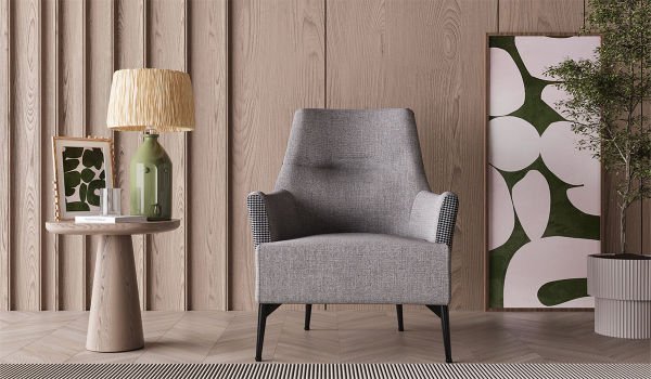 Linen Berjer Açık Gri