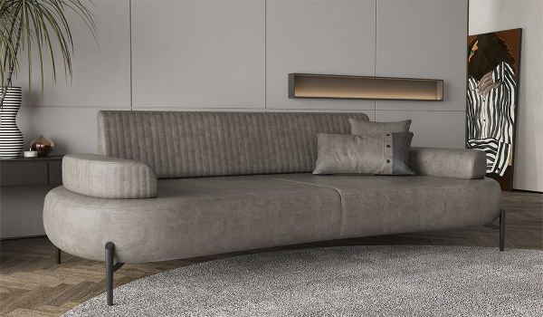 Cross Üçlü Kanepe Gri