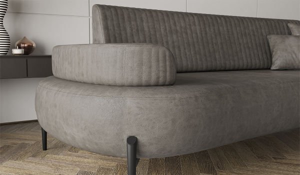 Cross Üçlü Kanepe Gri