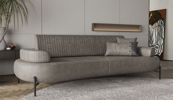 Cross Üçlü Kanepe Gri