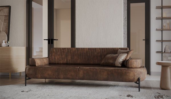 Cross Üçlü Kanepe Kahve