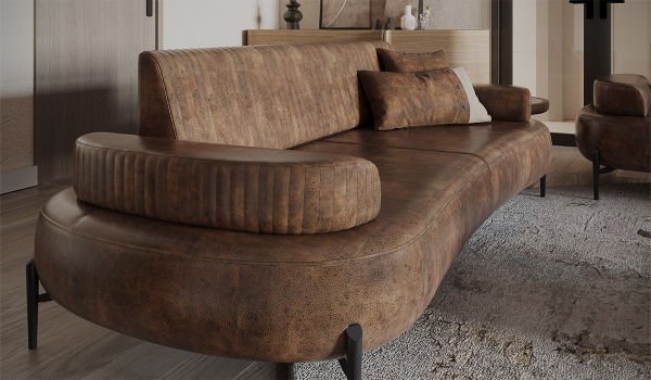 Cross Üçlü Kanepe Kahve