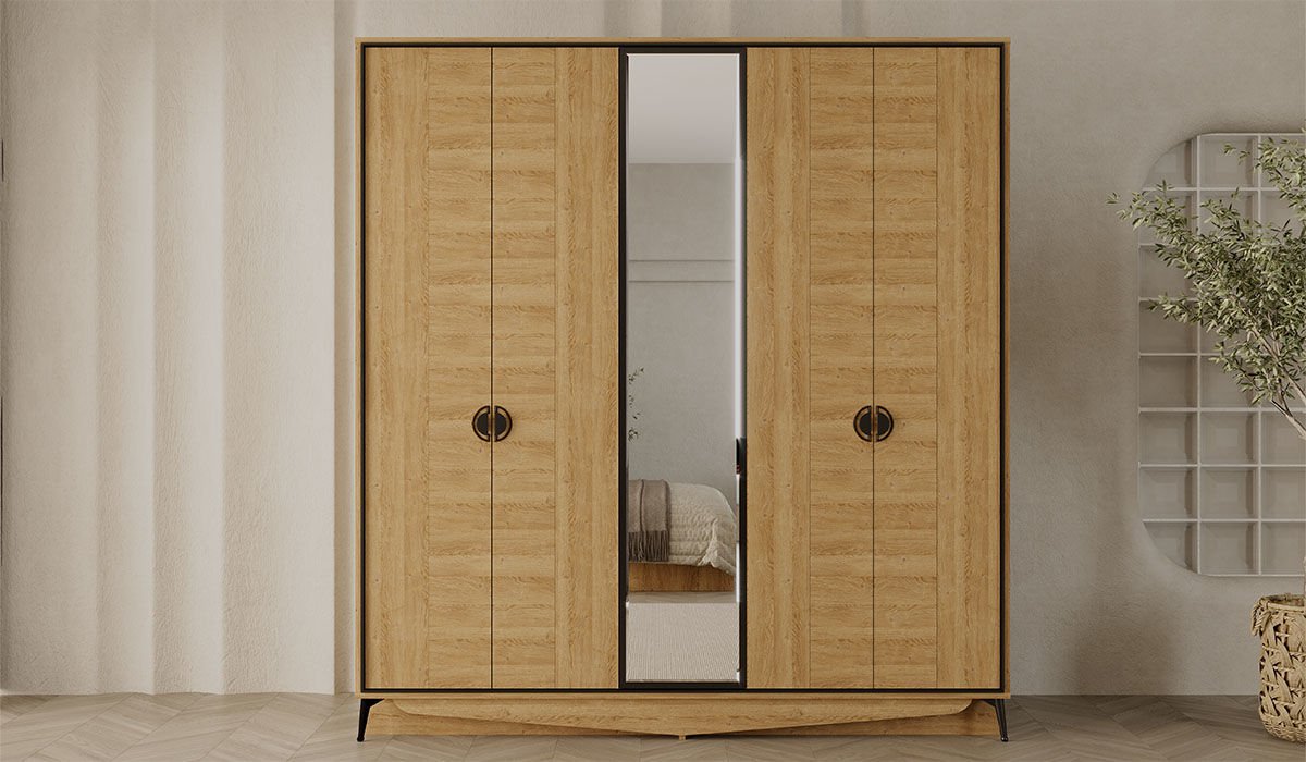 Megan Gardırop 5 Kapaklı Gardırop