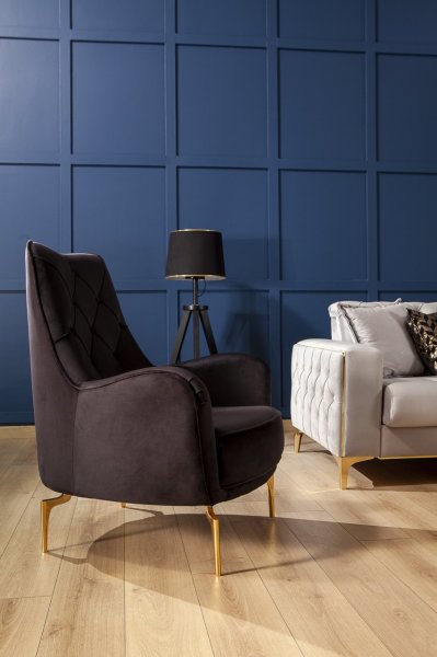 Vivaldi Berjer Gold Ayak