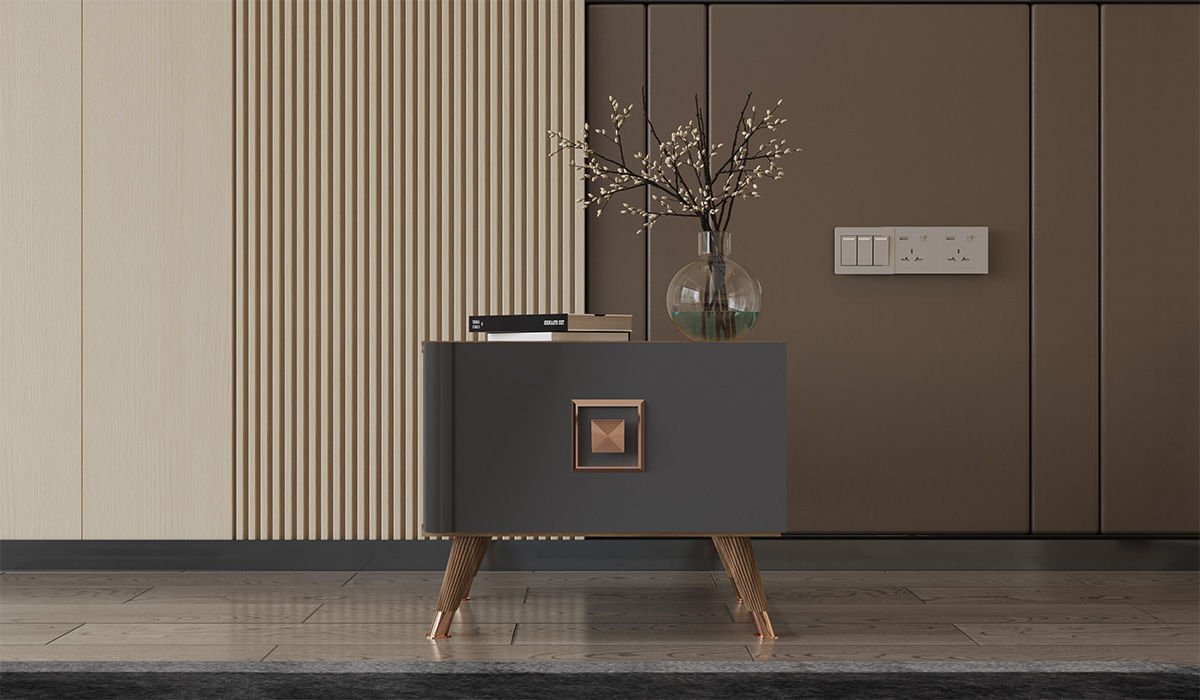 Retro Genç Odası Takımı Komodin