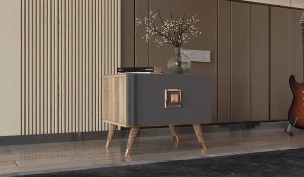 Retro Genç Odası Takımı Komodin