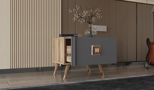 Retro Genç Odası Takımı Komodin