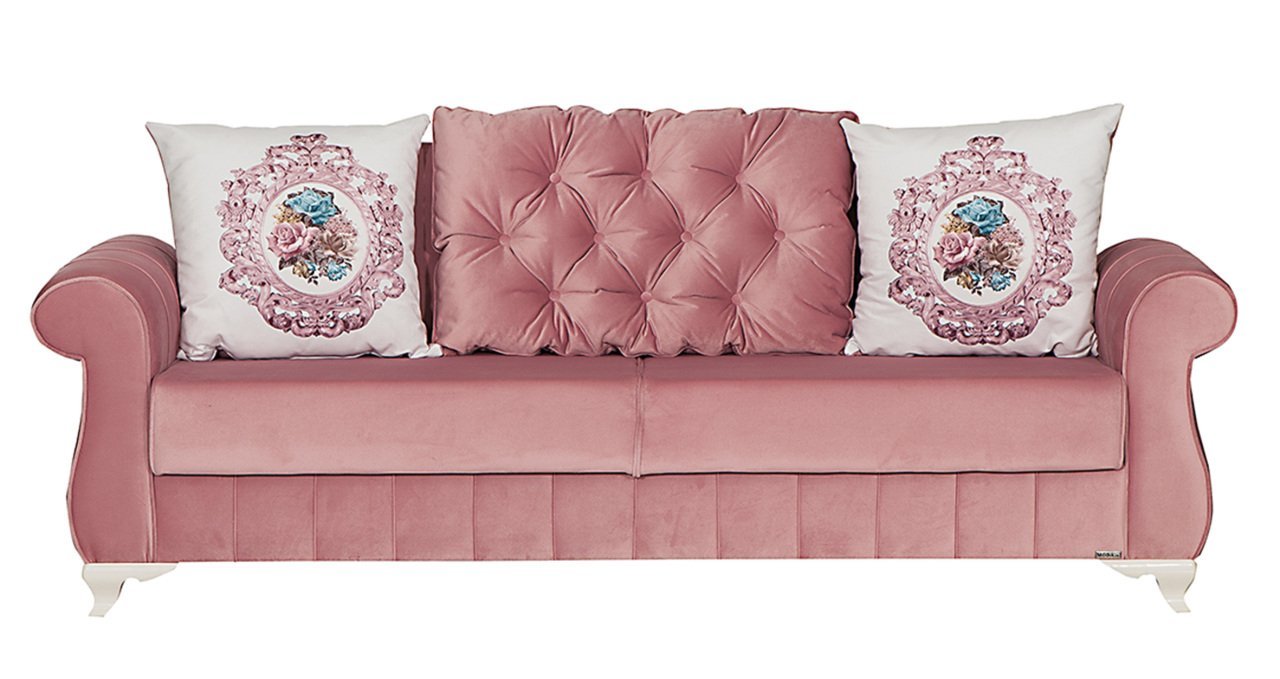 Bianco İkili Kanepe Pembe