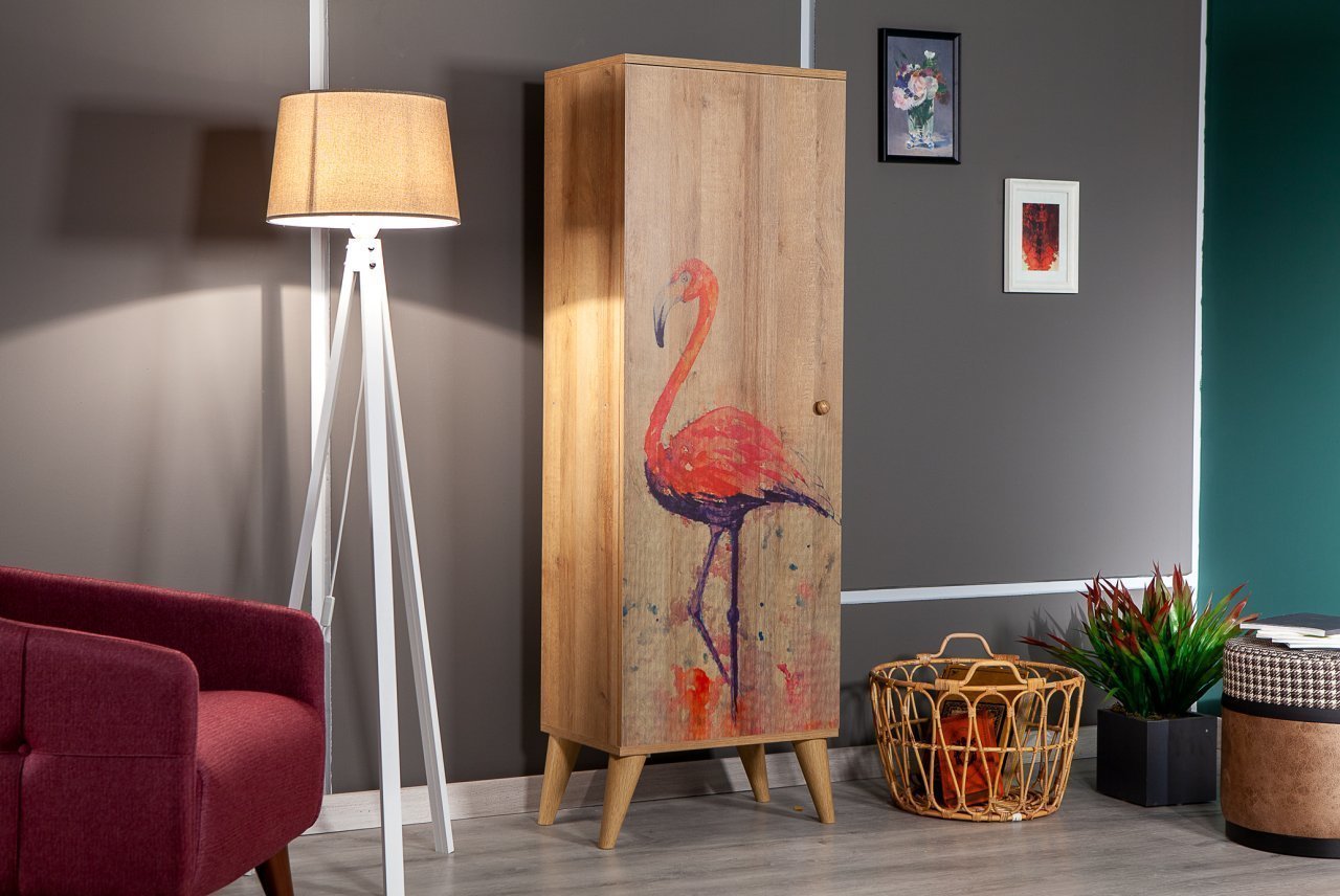 Bingo Çok Amaçlı Dolap Flamingo