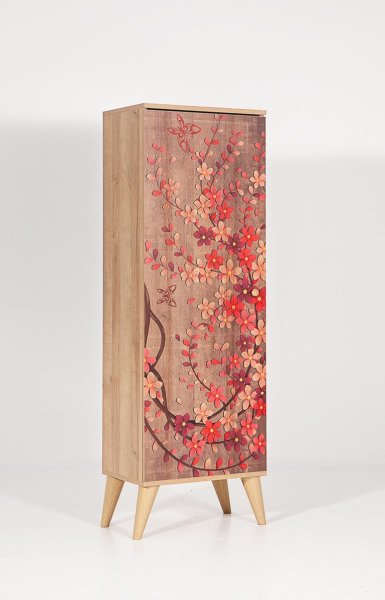 Bingo Çok Amaçlı Dolap Red