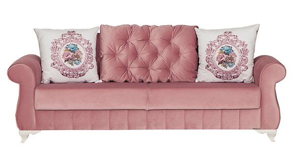Bianco Üçlü Kanepe Pembe