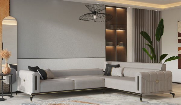 Yeni Bella Köşe Takımı Gri