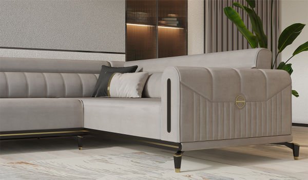 Yeni Bella Köşe Takımı Gri