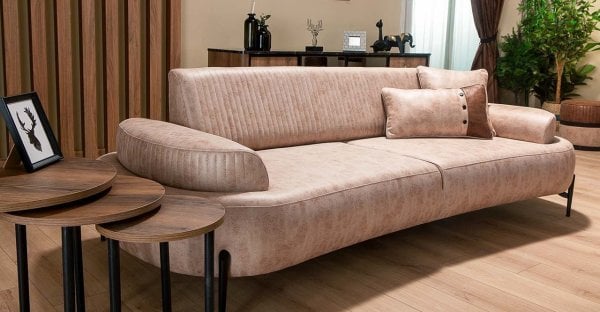 Cross Midi Koltuk Takımı Gold Ayak