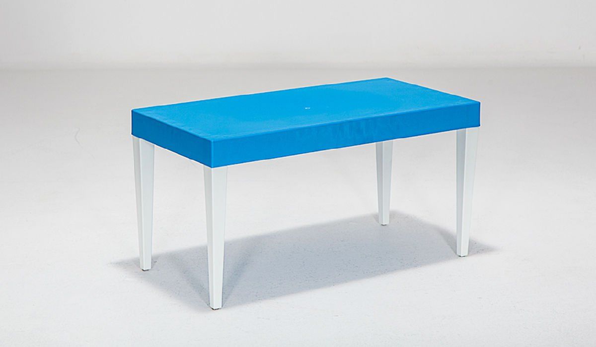 Junior Çocuk Dikdörtgen Masa Mavi