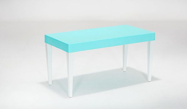 Junior Çocuk Dikdörtgen Masa Turkuaz