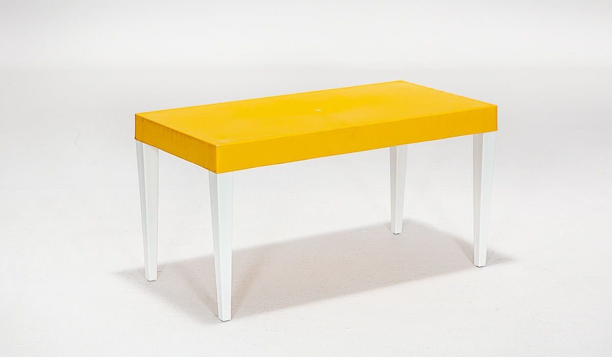 Junior Çocuk Dikdörtgen Masa Sarı