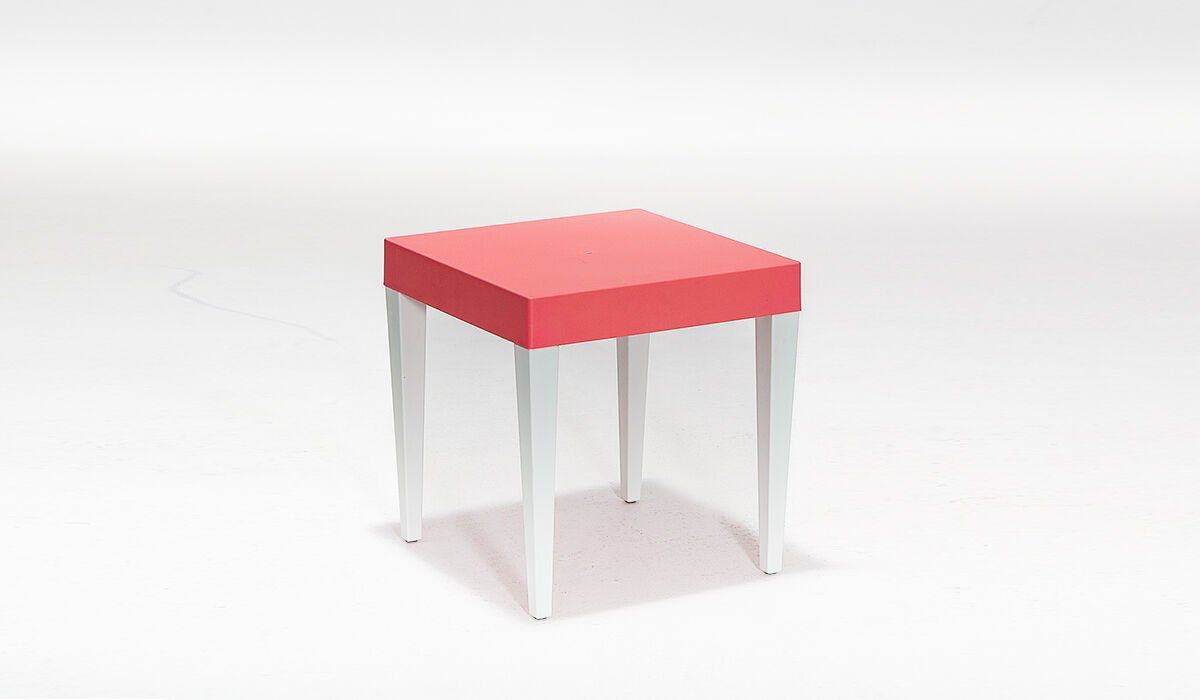 Junior Çocuk Kare Masa Pembe