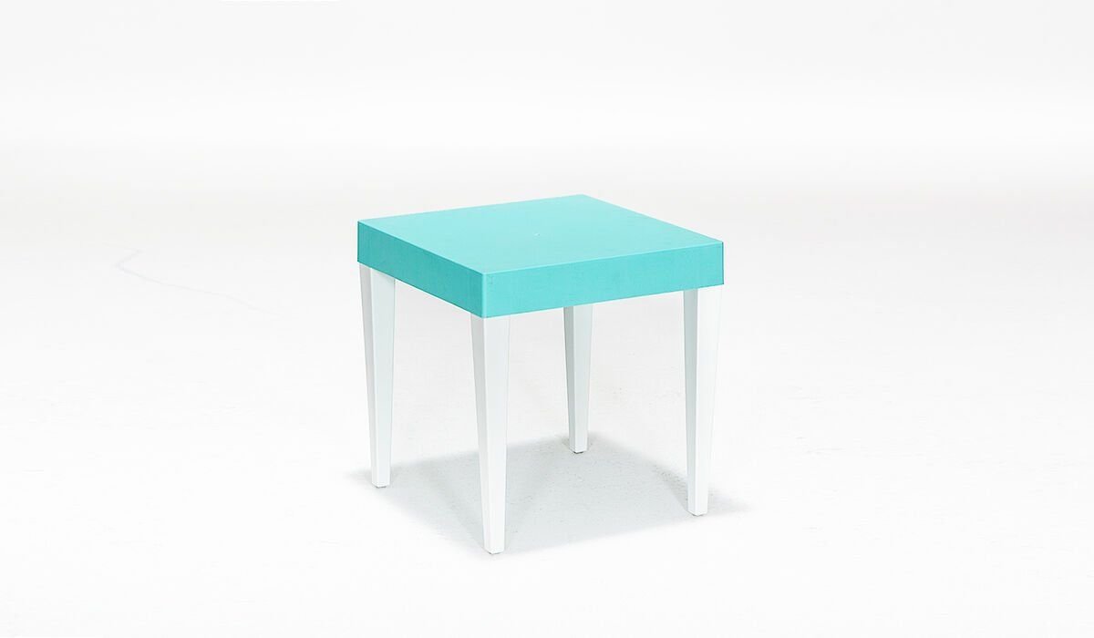 Junior Çocuk Kare Masa Turkuaz