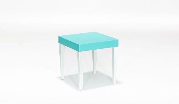 Junior Çocuk Kare Masa Turkuaz