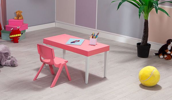 Junior Çocuk Aktivite Masa Seti 1 Pembe