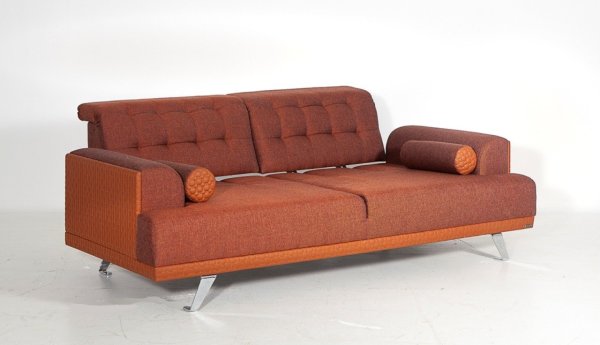 Tesla Üçlü Kanepe Kiremit