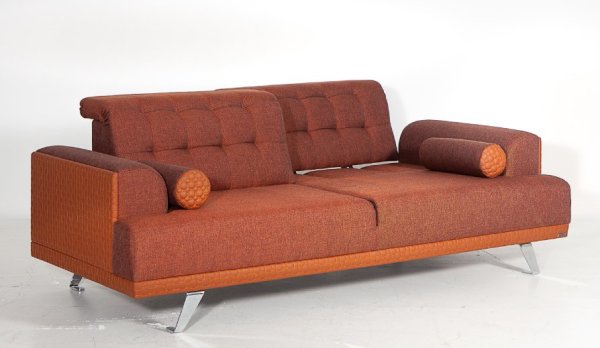 Tesla Üçlü Kanepe Kiremit