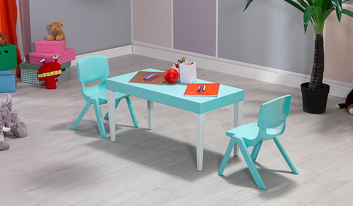 Junior Aktivite Masa Seti 3 Turkuaz
