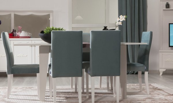 Bianco Yemek Odası Takımı