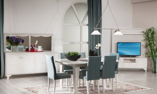 Bianco Yemek Odası Takımı