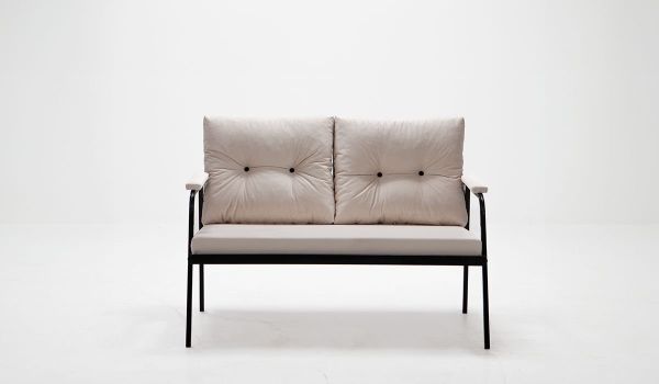 Riva İkili Koltuk Krem