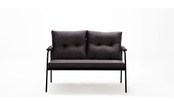 Riva İkili Koltuk Antrasit